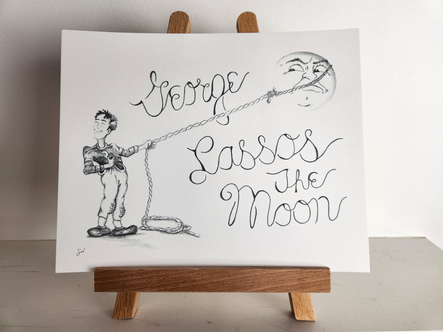 George Lassos the Moon