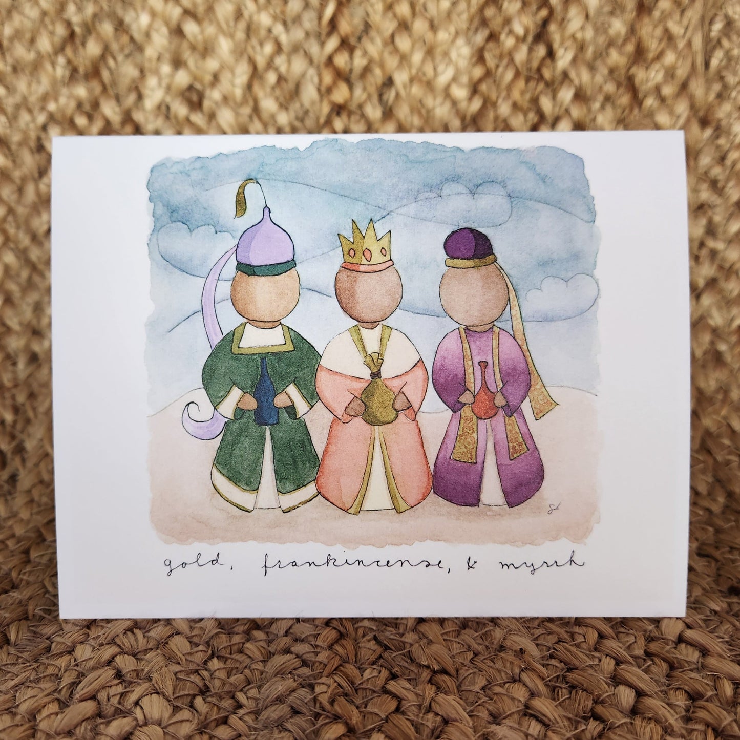 Gold, Frankincense, & Myrrh Card