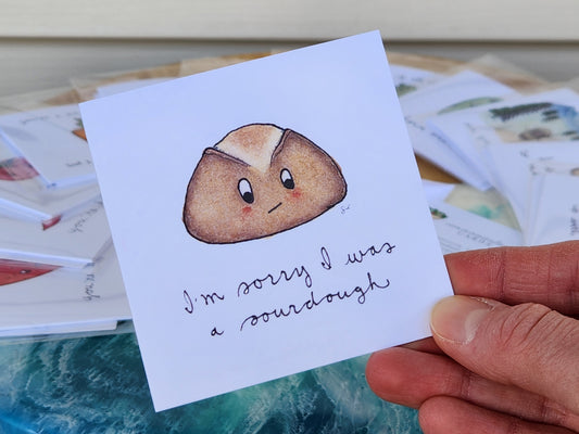 Sourdough Cute Salad Card