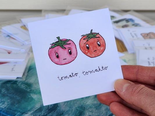 Tomatoes Cute Salad Card